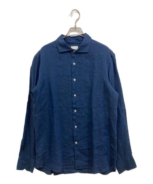 MACKINTOSH PHILOSOPHY（マッキントッシュ フィロソフィー）MACKINTOSH PHILOSOPHY (マッキントッシュ フィロソフィー) リネンシャツ ネイビー サイズ:SIZE42の古着・服飾アイテム