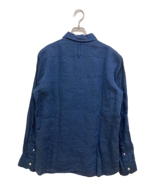 MACKINTOSH PHILOSOPHY（マッキントッシュ フィロソフィー）MACKINTOSH PHILOSOPHY (マッキントッシュ フィロソフィー) リネンシャツ ネイビー サイズ:SIZE42の古着・服飾アイテム