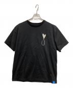 MAISON HONOREメゾンオノレ）の古着「刺繍Tシャツ」｜ブラック