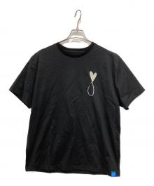 MAISON HONORE（メゾンオノレ）の古着「刺繍Tシャツ」｜ブラック