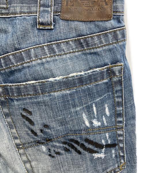 EMPORIO ARMANI（エンポリオ アルマーニ）EMPORIO ARMANI (エンポリオ アルマーニ) デニムパンツ ブルー サイズ:W31の古着・服飾アイテム