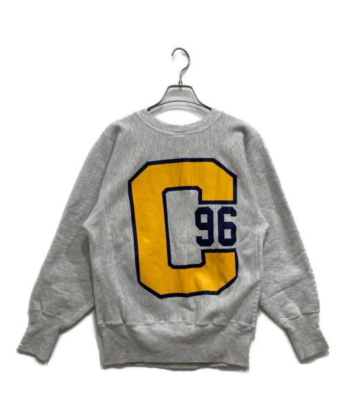 Champion（チャンピオン）Champion (チャンピオン) 90’s両面プリントリバースウィーブスウェット グレー サイズ:Sの古着・服飾アイテム