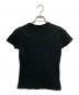 BURBERRY BLUE LABEL (バーバリー ブルー レーベル) 胸刺繍Tシャツ ブラック サイズ:38：5000円