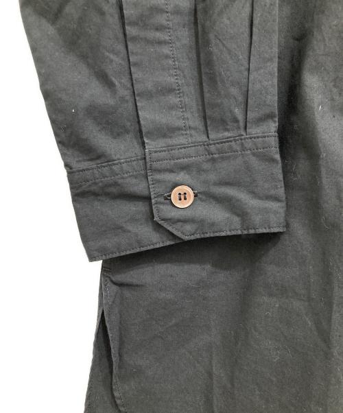 Y's（ワイズ）Y's (ワイズ) ステッチデザインコットン長袖シャツ ブラック サイズ:表記なしの古着・服飾アイテム