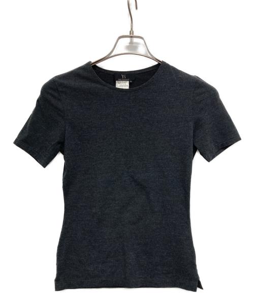 Y's（ワイズ）Y's (ワイズ) ストレッチタイト半袖Tシャツ ブラック サイズ:3の古着・服飾アイテム