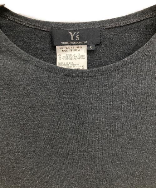 Y's（ワイズ）Y's (ワイズ) ストレッチタイト半袖Tシャツ ブラック サイズ:3の古着・服飾アイテム