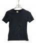 Y's（ワイズ）の古着「ストレッチタイト半袖Tシャツ」｜ブラック