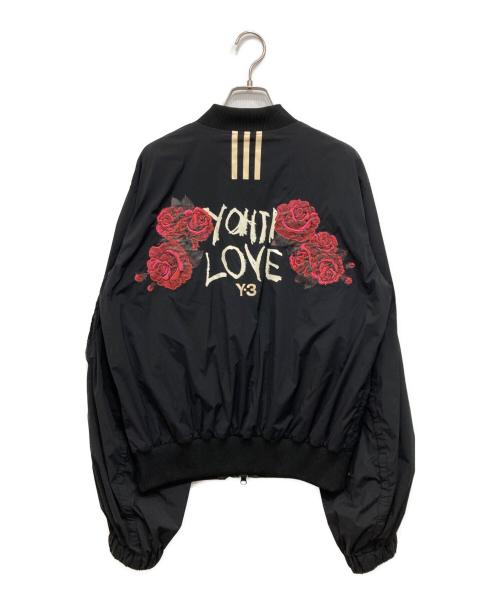 Y-3（ワイスリー）Y-3 (ワイスリー) W SILK NYLON GRAPHIC BLOUSON/ナイロンブルゾン ブラック サイズ:Sの古着・服飾アイテム