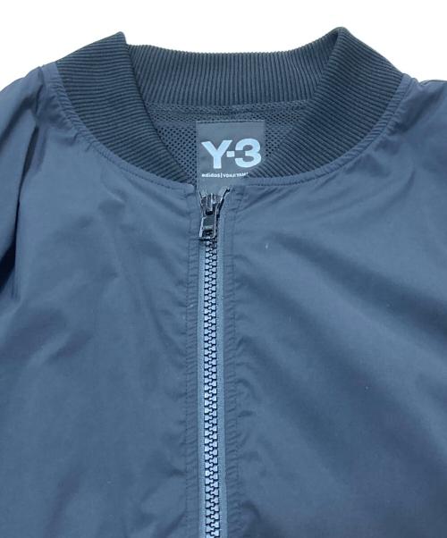 Y-3（ワイスリー）Y-3 (ワイスリー) W SILK NYLON GRAPHIC BLOUSON/ナイロンブルゾン ブラック サイズ:Sの古着・服飾アイテム