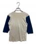 Champion (チャンピオン) 70’s二段染み込みカレッジプリントラグランTシャツ ブルー サイズ:M：7000円