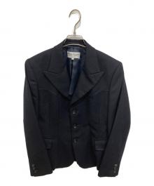 ROBE DE CHAMBRE COMME DES GARCONS（ローブドシャンブル コムデギャルソン）の古着「ウールテーラードジャケット」｜ネイビー