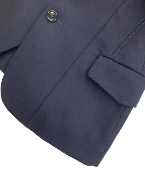 ROBE DE CHAMBRE COMME DES GARCONS（ローブドシャンブル コムデギャルソン）ROBE DE CHAMBRE COMME DES GARCONS (ローブドシャンブル コムデギャルソン) ウールテーラードジャケット ネイビー サイズ:Lの古着・服飾アイテム