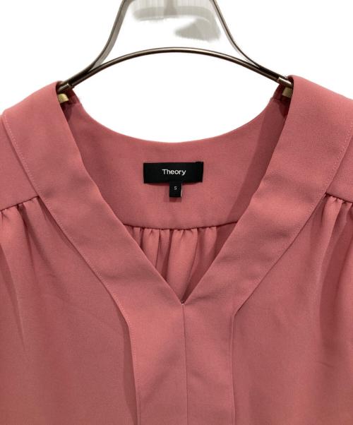 theory（セオリー）theory (セオリー) Prime GGT Light V Flap Top ピンク サイズ:Sの古着・服飾アイテム