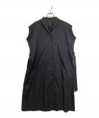 Kamakura Shirtsカマクラシャツ）の古着「ノースリーブワンピース」｜ブラック