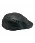 中古・古着 NEW YORK HAT (ニューヨークハット) レザーハンチング ダークグリーン：8000円