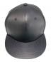 KIJIMA TAKAYUKI (キジマタカユキ) Karl Donoghue (カールドノヒュー) LAMB LEATHER TRUCKER CAP ブラック：18000円