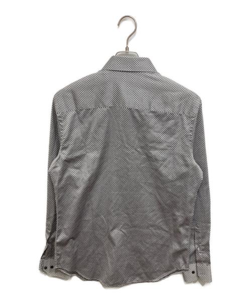 GIORGIO ARMANI（ジョルジオアルマーニ）GIORGIO ARMANI (ジョルジオアルマーニ) 総柄シャツ グレー サイズ:SIZE 41/16の古着・服飾アイテム