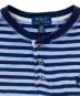 中古・古着 POLO RALPH LAUREN (ポロ・ラルフローレン) ヘンリーネックボーダーTシャツ ブルー サイズ:L：5000円