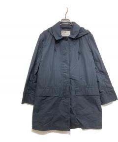 中古・古着通販】MHL (エムエイチエル) フーデッドコート ネイビー