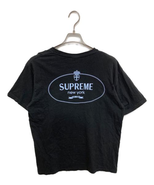 SUPREME（シュプリーム）Supreme (シュプリーム) Crest Tee ブラック サイズ:Mの古着・服飾アイテム