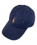 POLO RALPH LAURENポロ・ラルフローレン）の古着「ロゴキャップ」｜ネイビー