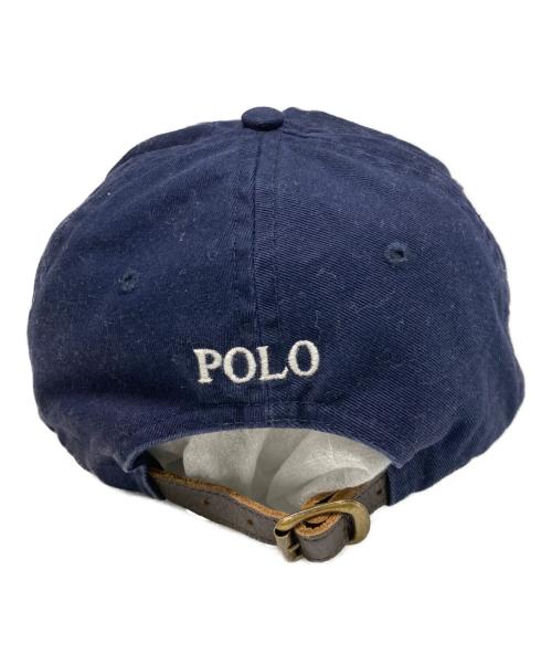 POLO RALPH LAUREN（ポロ・ラルフローレン）POLO RALPH LAUREN (ポロ・ラルフローレン) ロゴキャップ ネイビーの古着・服飾アイテム