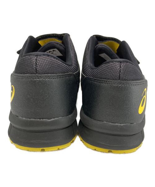 asics（アシックス）asics (アシックス) ウィンジョブ ブラック×イエロー サイズ:27cmの古着・服飾アイテム