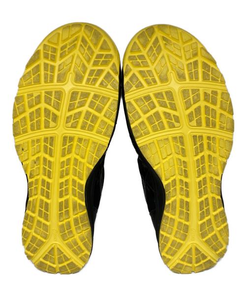 asics（アシックス）asics (アシックス) ウィンジョブ ブラック×イエロー サイズ:27cmの古着・服飾アイテム