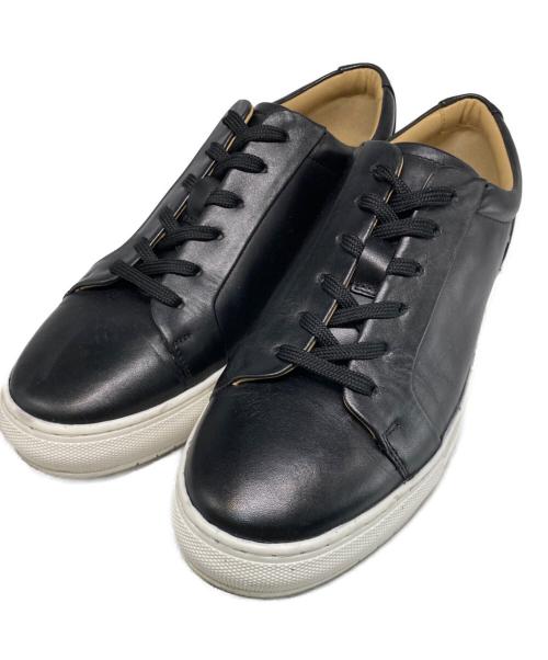 SHOO IN SHOE（ショーインシュー）SHOO IN SHOE (ショーインシュー) オールレザースニーカー ブラック サイズ:41の古着・服飾アイテム