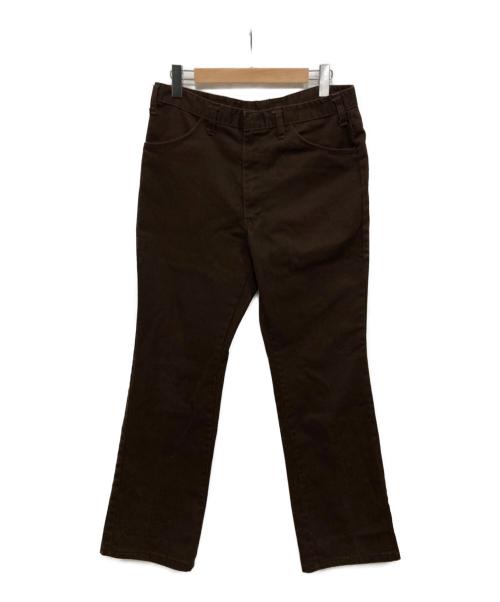 Dickies（ディッキーズ）Dickies (ディッキーズ) 80’sワークパンツ ブラウン サイズ:91cm (W36)の古着・服飾アイテム