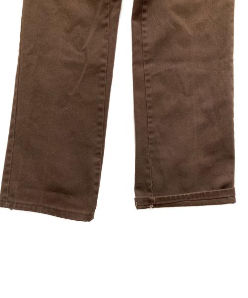 Dickies（ディッキーズ）Dickies (ディッキーズ) 80’sワークパンツ ブラウン サイズ:91cm (W36)の古着・服飾アイテム