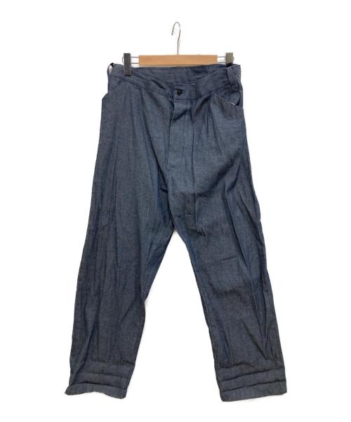 L'Anti cher（ランチシェール）L'Anti cher (ランチシェール) 80sフレンチチャイナセットアップ ブルー サイズ:54の古着・服飾アイテム