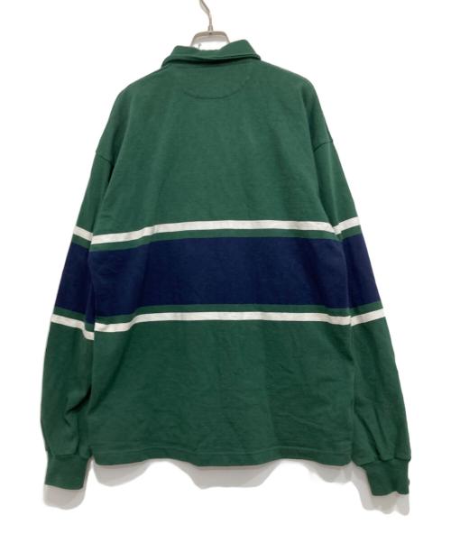 BARBARIAN（バーバリアン）BARBARIAN (バーバリアン) ラガーシャツ グリーン サイズ:2XLの古着・服飾アイテム