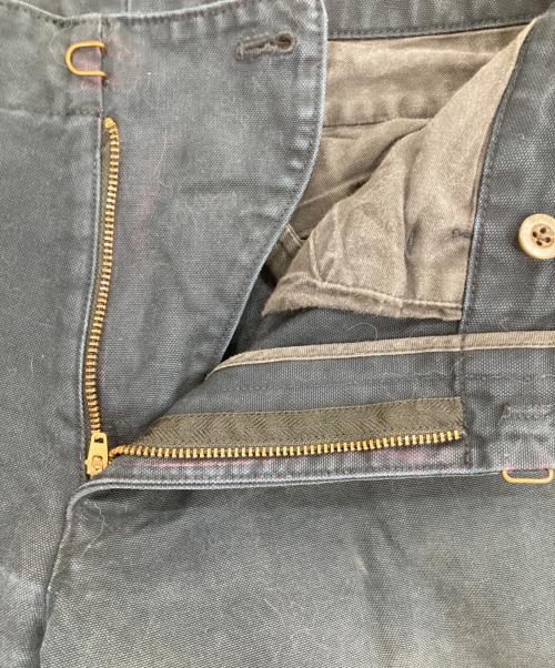 KOLOR（カラー）KOLOR (カラー) 30/3 OX クロップドパッカリングパンツ ネイビー サイズ:3の古着・服飾アイテム