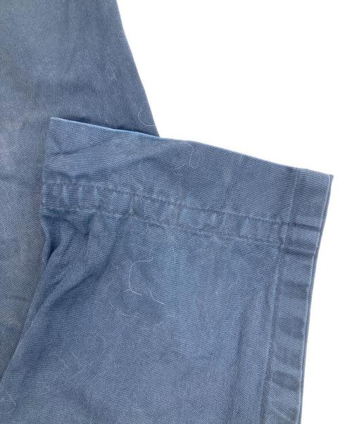 KOLOR（カラー）KOLOR (カラー) 30/3 OX クロップドパッカリングパンツ ネイビー サイズ:3の古着・服飾アイテム