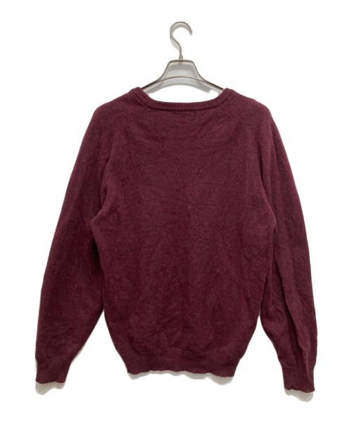 BROOKS BROTHERS（ブルックスブラザーズ）BROOKS BROTHERS (ブルックスブラザーズ) 80’sVネックウールニット パープル サイズ:Mの古着・服飾アイテム