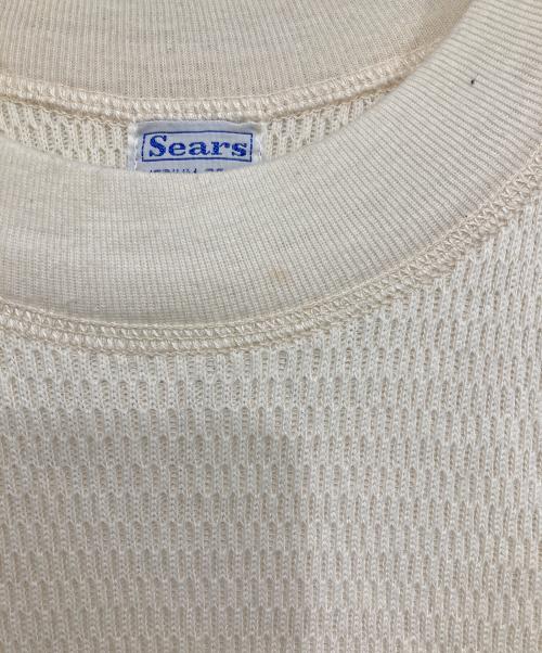 Sears（シアーズ）Sears (シアーズ) 60’sサーマルカットソー ホワイト サイズ:38・40の古着・服飾アイテム