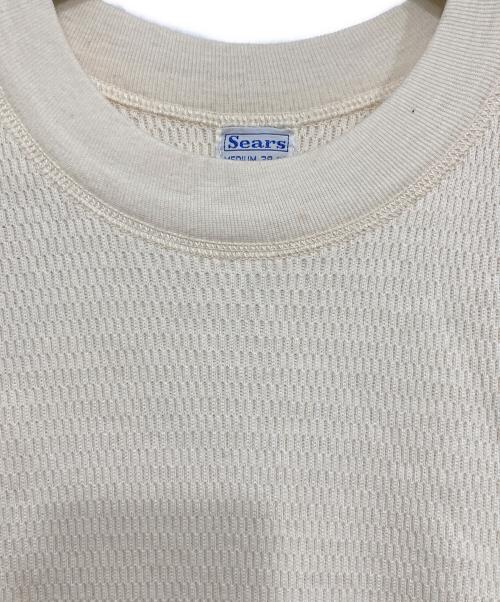 Sears（シアーズ）Sears (シアーズ) 60’sサーマルカットソー ホワイト サイズ:38・40の古着・服飾アイテム
