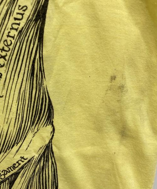 Hanes（ヘインズ）Hanes (ヘインズ) 80’s両面プリントTシャツ イエロー サイズ:Lの古着・服飾アイテム