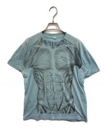 USED（ユーズド）の古着「80’s両面プリントTシャツ」｜スカイブルー