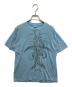 USED（ユーズド）の古着「70’s臓器プリントTシャツ」｜スカイブルー