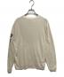 THE KNITS (ザ ニッツ) 80’s長袖プリントカットソー/エロT アイボリー サイズ:XL：10000円