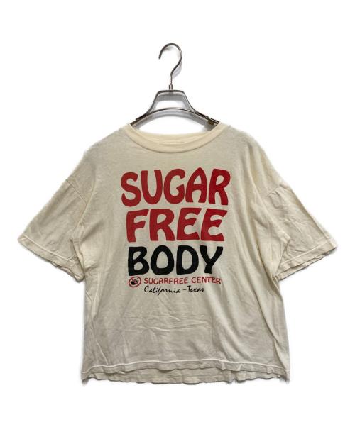 USED（ユーズド）USED (ユーズド) プリントTシャツ ホワイト サイズ:FREEの古着・服飾アイテム