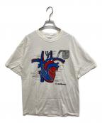 GILDANギルダン）の古着「臓器プリントTシャツ」｜ホワイト