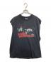 ALSTYLE APPAREL & ACTIVEWEAR（アレスタイルアパレル＆アクティブウェア）の古着「ノースリーブバンドTシャツ」｜ブラック