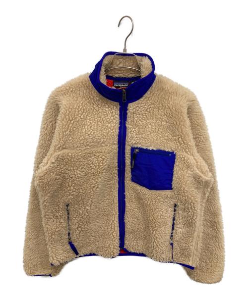 Patagonia（パタゴニア）Patagonia (パタゴニア) クラシックレトロカーディガン/00’sフリースジャケット アイボリー サイズ:Mの古着・服飾アイテム