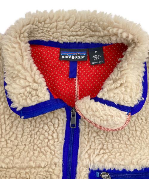 Patagonia（パタゴニア）Patagonia (パタゴニア) クラシックレトロカーディガン/00’sフリースジャケット アイボリー サイズ:Mの古着・服飾アイテム