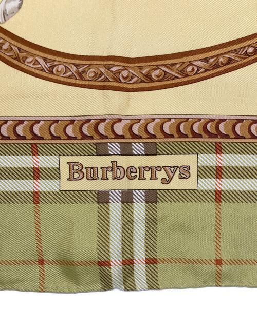 Burberry's（バーバリーズ）Burberry's (バーバリーズ) ノバチェック柄シルクスカーフ ベージュの古着・服飾アイテム
