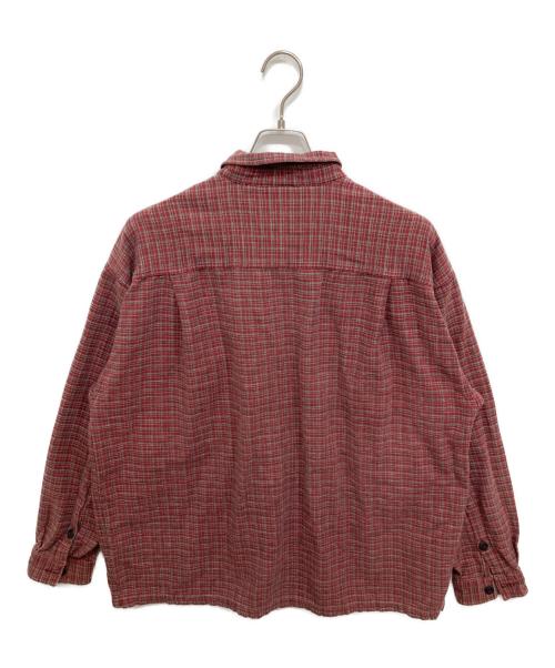 Patagonia（パタゴニア）Patagonia (パタゴニア) コットンチェックネルシャツ レッド サイズ:Lの古着・服飾アイテム