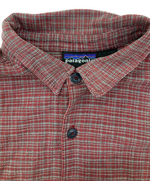 Patagonia（パタゴニア）Patagonia (パタゴニア) コットンチェックネルシャツ レッド サイズ:Lの古着・服飾アイテム